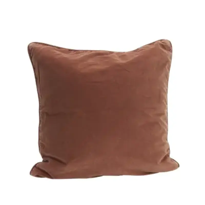 Madam Stoltz-collectie Velvet kussenhoes Baksteen