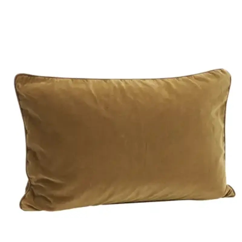 Madam Stoltz-collectie Velvet kussenhoes Karamel