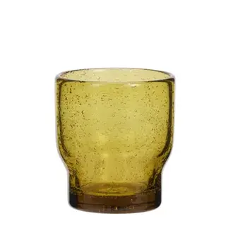 Madam Stoltz Gekleurd drinkglas Amber
