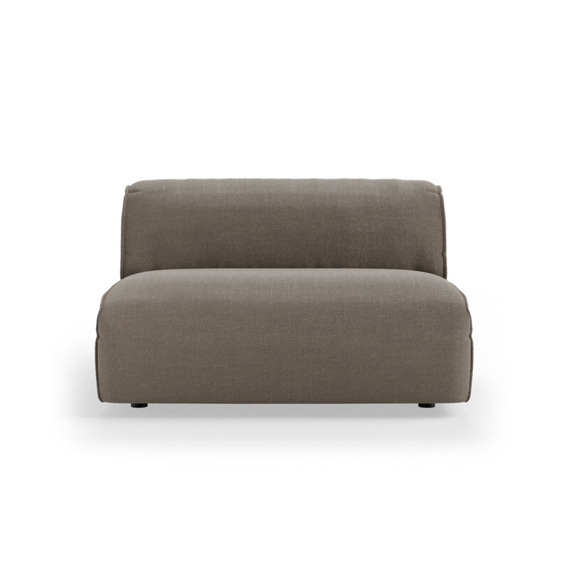 HKLIVING-collectie FLAKE bank: element midden XL, pure, earth