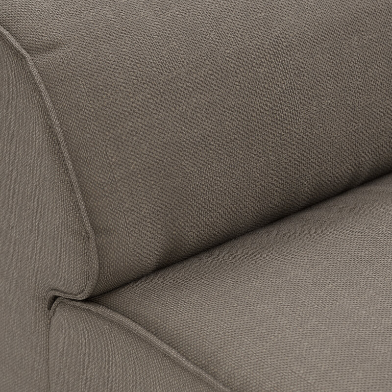 HKLIVING-collectie FLAKE bank: element midden XL, pure, earth