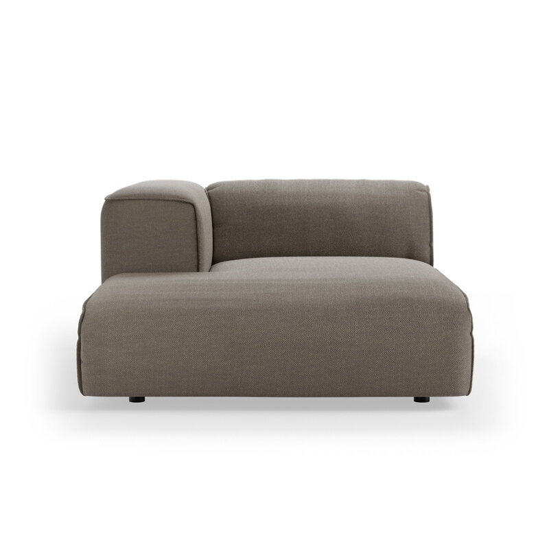 HKLIVING-collectie FLAKE bank: element links divan, pure, earth