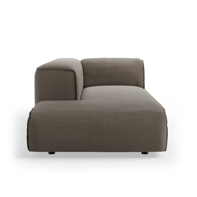 HKLIVING-collectie FLAKE bank: element links longchair, pure, earth