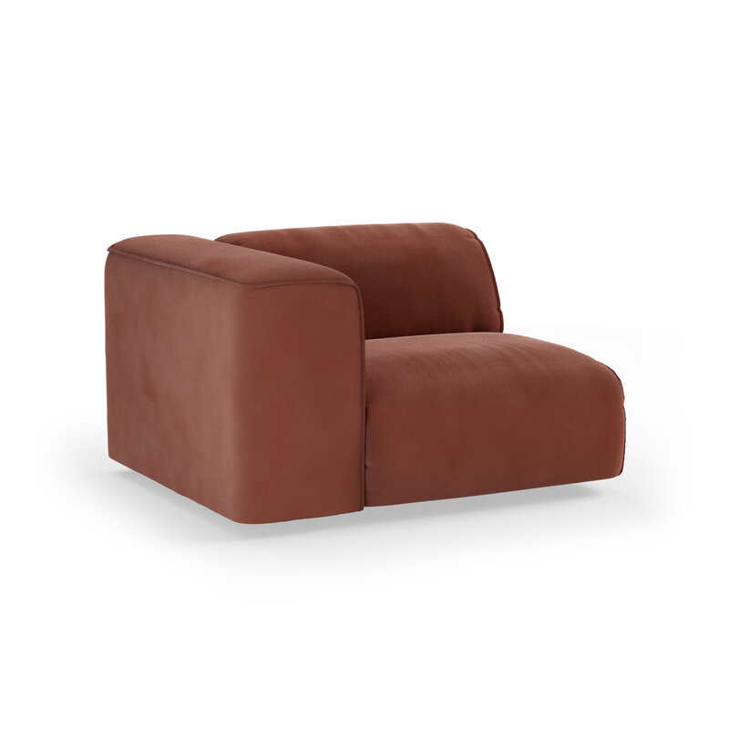 HKLIVING-collectie FLAKE bank: element links, royal velvet, magnolia