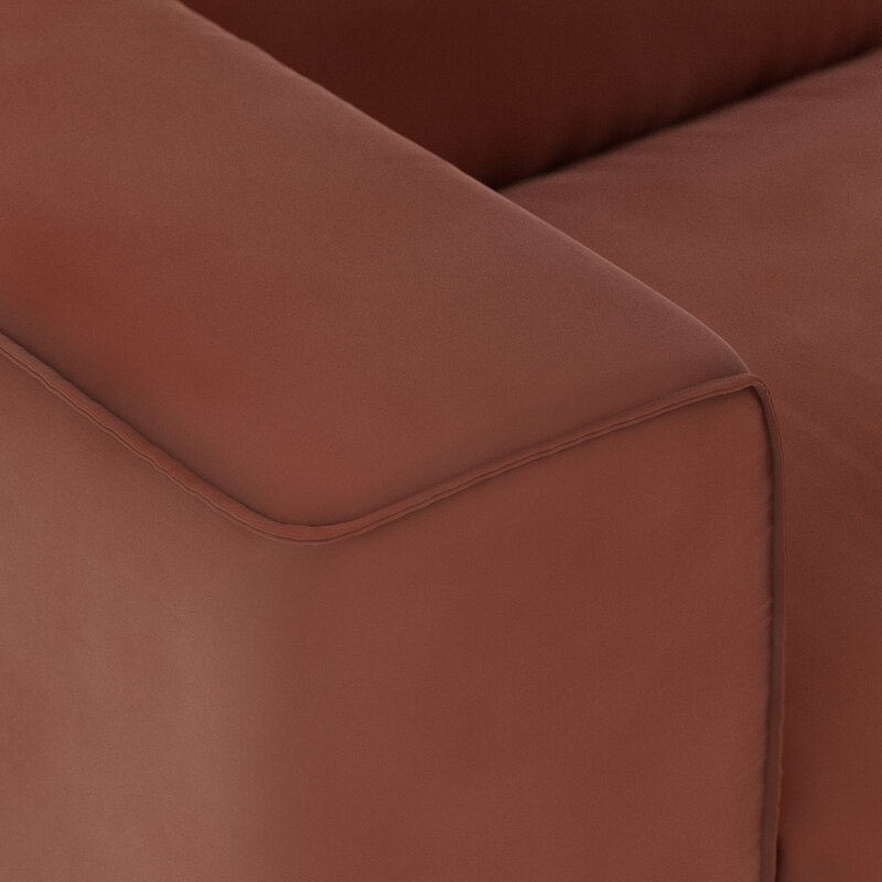 HKLIVING-collectie FLAKE bank: element links, royal velvet, magnolia