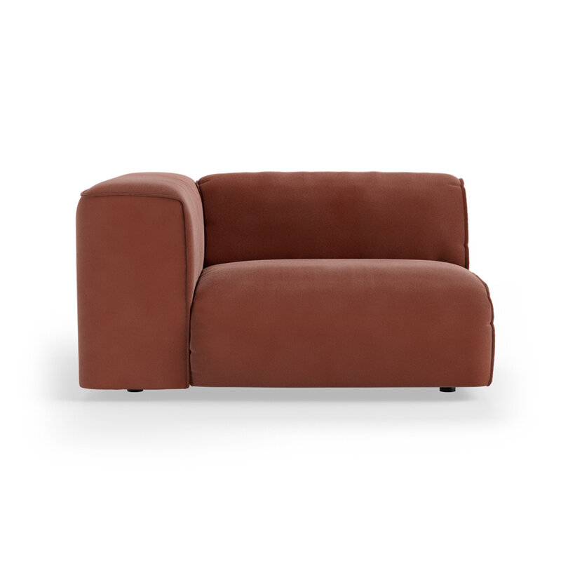 HKLIVING-collectie FLAKE bank: element links 1,5-zits, royal velvet, magnolia