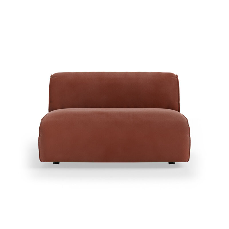 HKLIVING-collectie FLAKE bank: element midden XL, royal velvet, magnolia