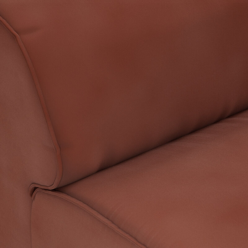 HKLIVING-collectie FLAKE bank: element midden XL, royal velvet, magnolia