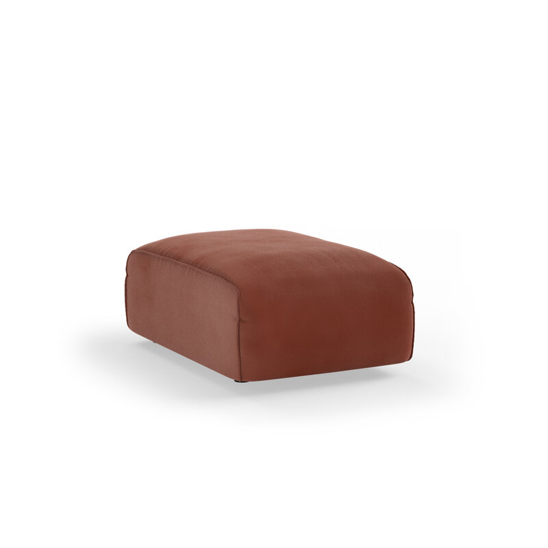 HKLIVING-collectie FLAKE bank: element hocker small, royal velvet, magnolia