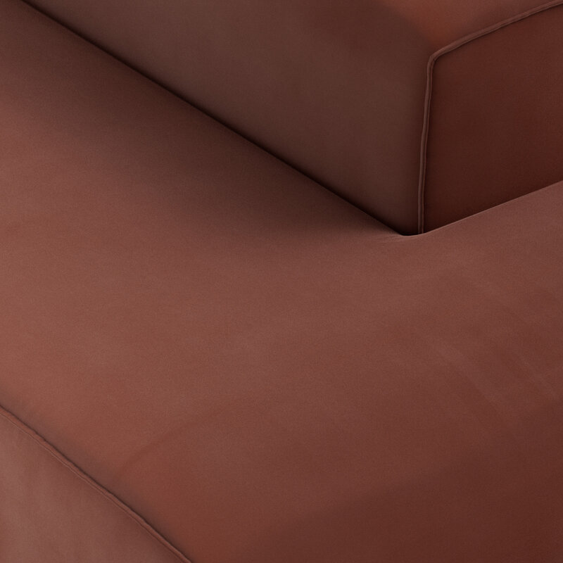 HKLIVING-collectie FLAKE bank: element rechts longchair, royal velvet, magnolia