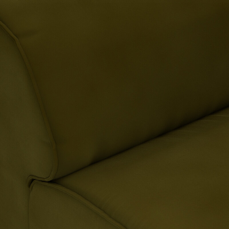 HKLIVING-collectie FLAKE bank: element midden 1,5-zits, royal velvet, olive