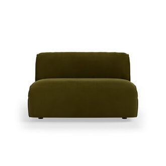 HKLIVING FLAKE bank: element midden XL, royal velvet, olive