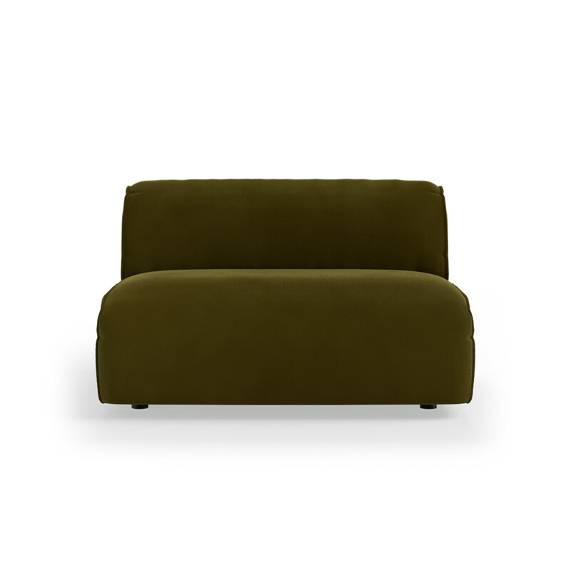 HKLIVING-collectie FLAKE bank: element midden XL, royal velvet, olive