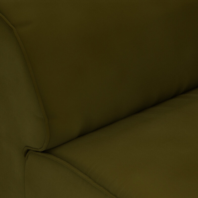HKLIVING-collectie FLAKE bank: element midden XL, royal velvet, olive