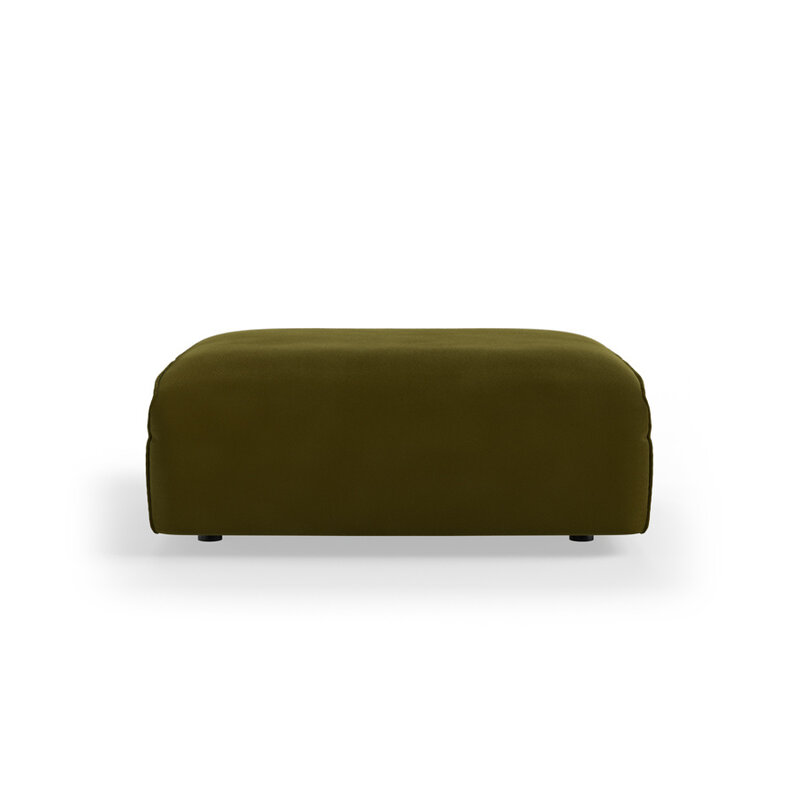 HKLIVING-collectie FLAKE bank: element hocker, royal velvet, olive