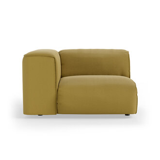 HKLIVING FLAKE bank: element links, linnen, burnt ochre