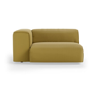 HKLIVING FLAKE bank: element links XL, linnen, burnt ochre
