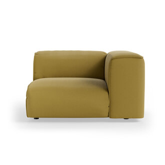 HKLIVING FLAKE bank: element rechts, linnen, burnt ochre