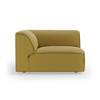 HKLIVING FLAKE bank: element hoek, linnen, burnt ochre