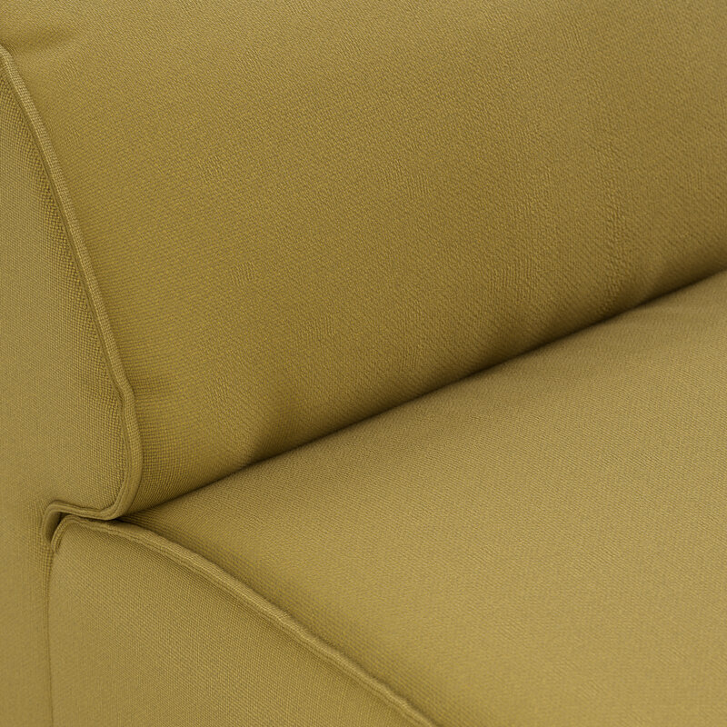 HKLIVING-collectie FLAKE bank: element midden, linnen, burnt ochre