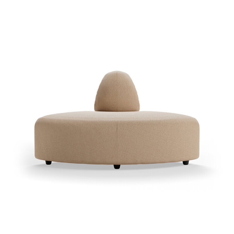 HKLIVING-collectie Jax bank: element angle, knotted, sand