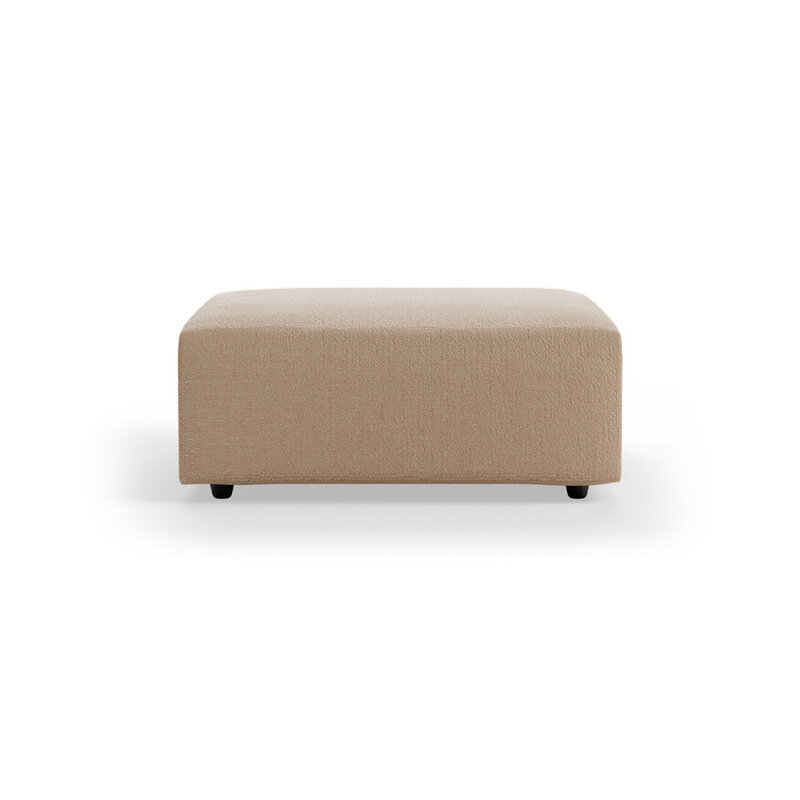 HKLIVING-collectie Jax bank: element hocker, knotted, sand