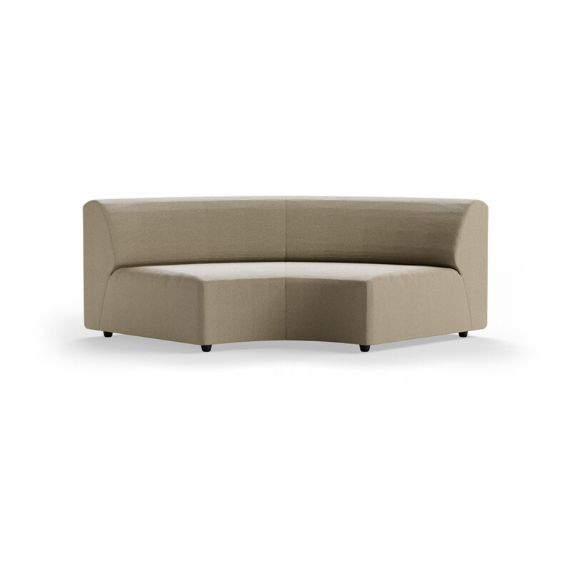 HKLIVING-collectie Jax bank: element rond, deco, pebble