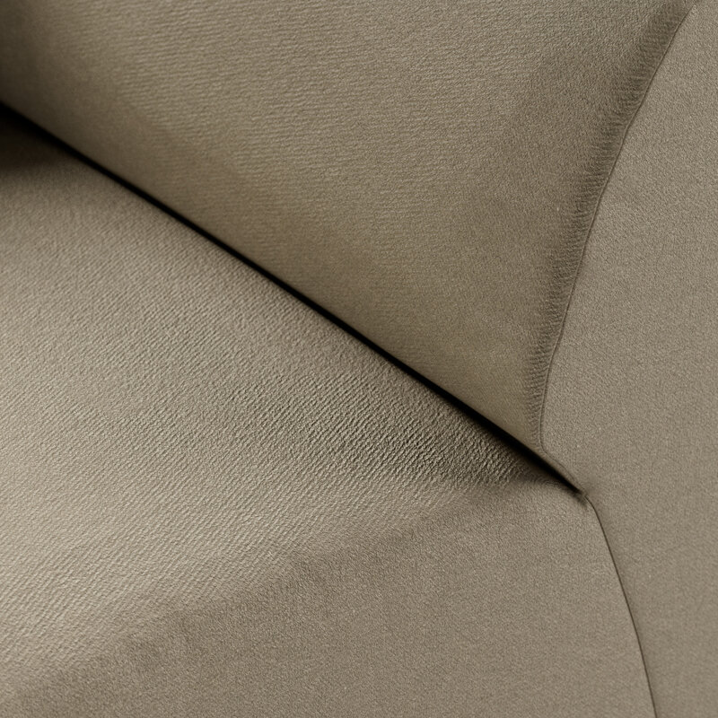 HKLIVING-collectie Jax bank: element rechts eind, deco, pebble