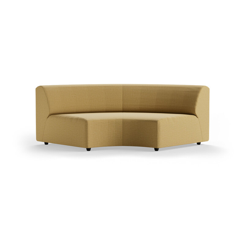 HKLIVING-collectie Jax bank: element rond, cocoon, beige