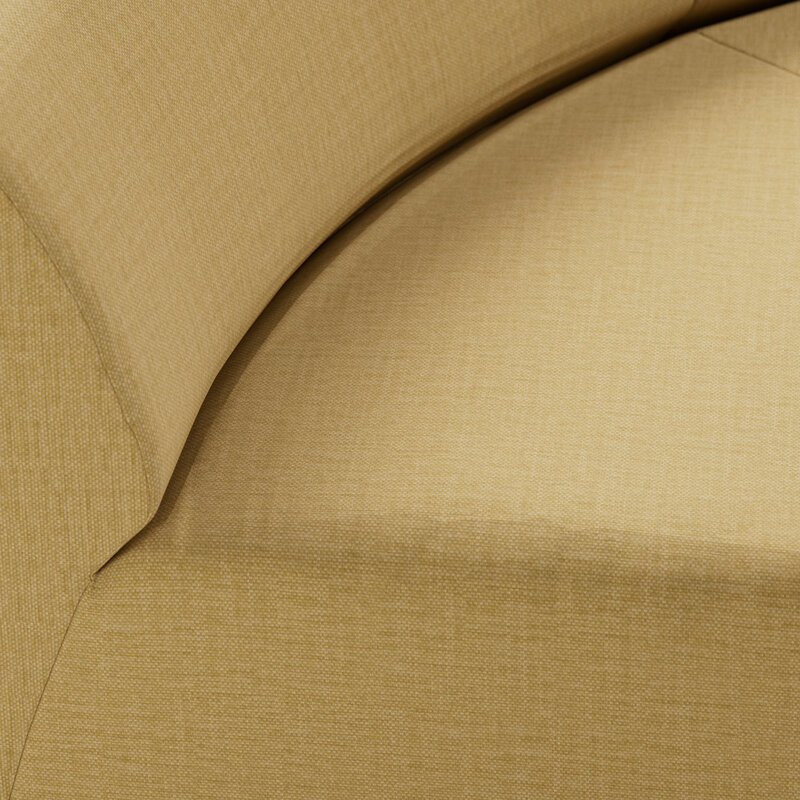 HKLIVING-collectie Jax bank: element rond, cocoon, beige