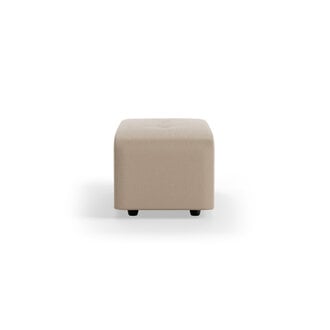 HKLIVING Vint bank: element hocker small, knotted, beige