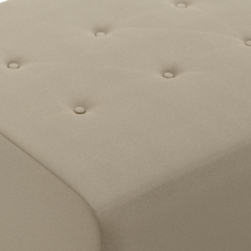 HKLIVING-collectie Vint bank: element hocker, deco, pebble
