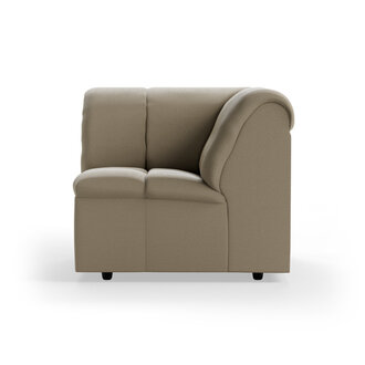 HKLIVING Wave bank: element hoek, deco, pebble