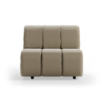HKLIVING Wave bank: element midden, deco, pebble