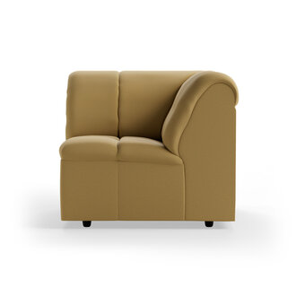 HKLIVING Wave bank: element hoek, cocoon, beige