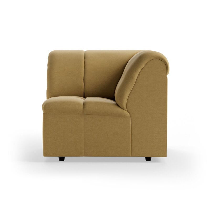 HKLIVING-collectie Wave bank: element hoek, cocoon, beige