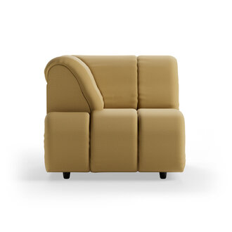HKLIVING Wave bank: element links hoge arm, cocoon, beige