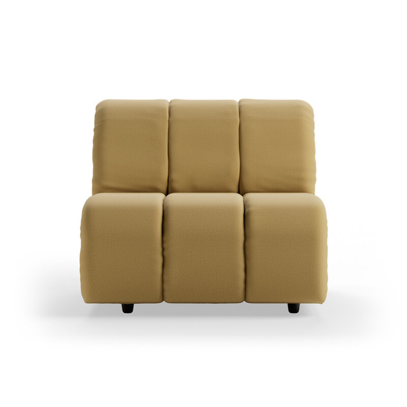 HKLIVING-collectie Wave bank: element midden, cocoon, beige