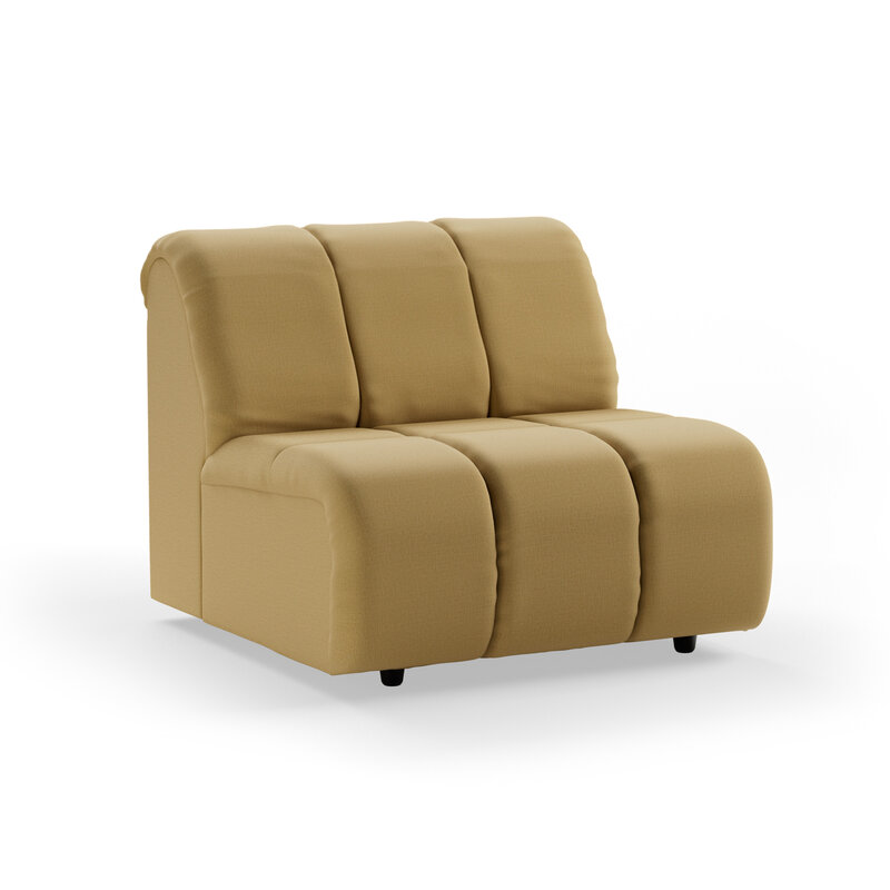HKLIVING-collectie Wave bank: element midden, cocoon, beige