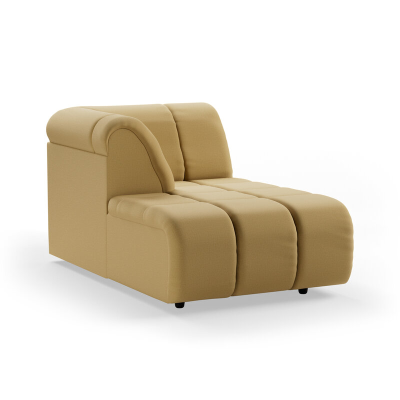 HKLIVING-collectie Wave bank: element links divan, cocoon, beige