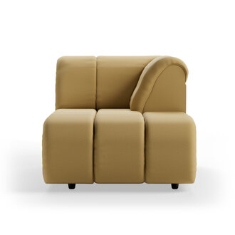 HKLIVING Wave bank: element rechts divan, cocoon, beige
