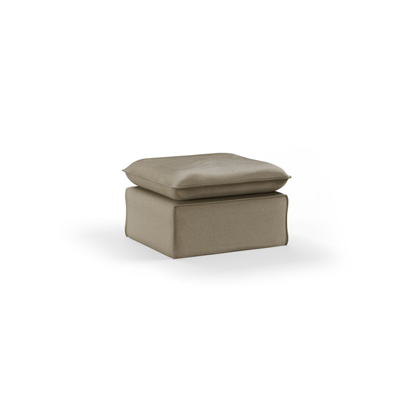 HKLIVING-collectie Nomad bankhoes: hocker, deco, pebble