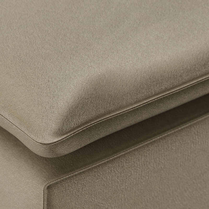 HKLIVING-collectie Nomad bankhoes: hocker, deco, pebble