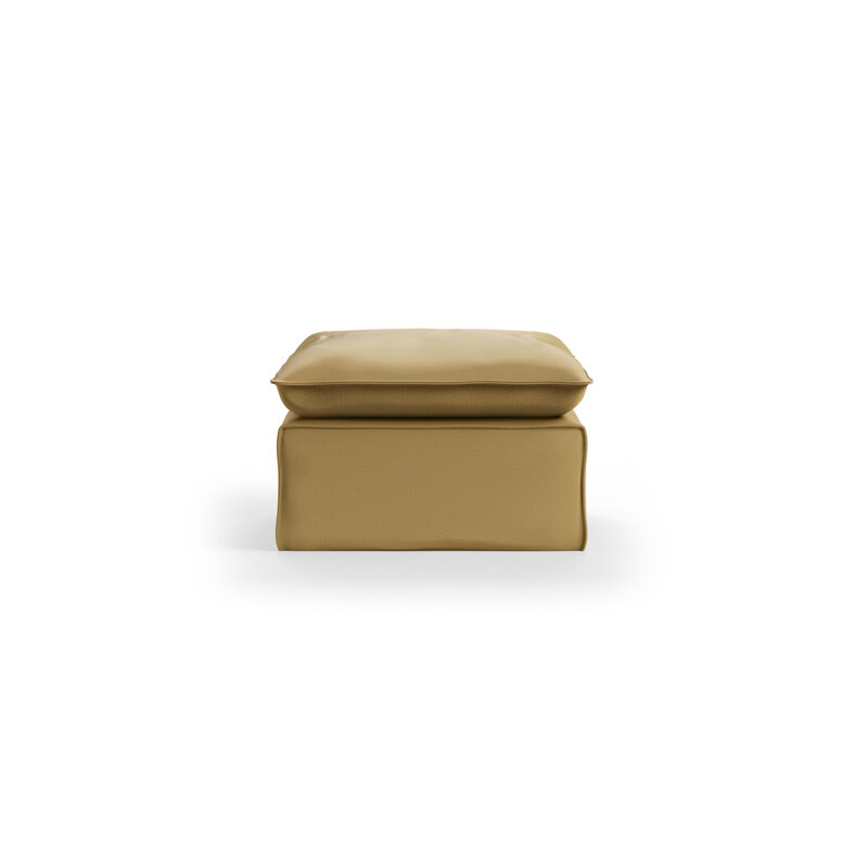 HKLIVING-collectie Nomad bankhoes: hocker, cocoon, beige