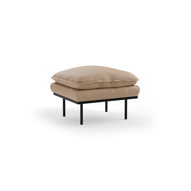 HKLIVING-collectie Retro sofa: hocker, knotted, sand