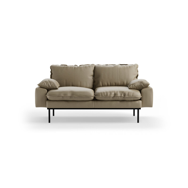 HKLIVING-collectie Retro sofa: 2-zits, deco, pebble