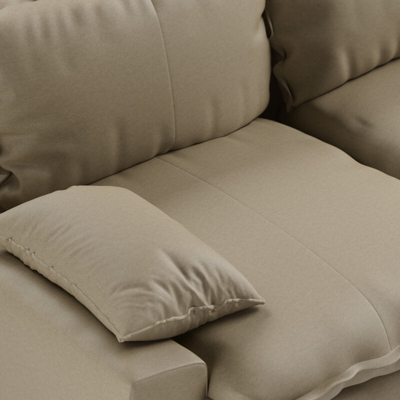 HKLIVING-collectie Retro sofa: 2-zits, deco, pebble