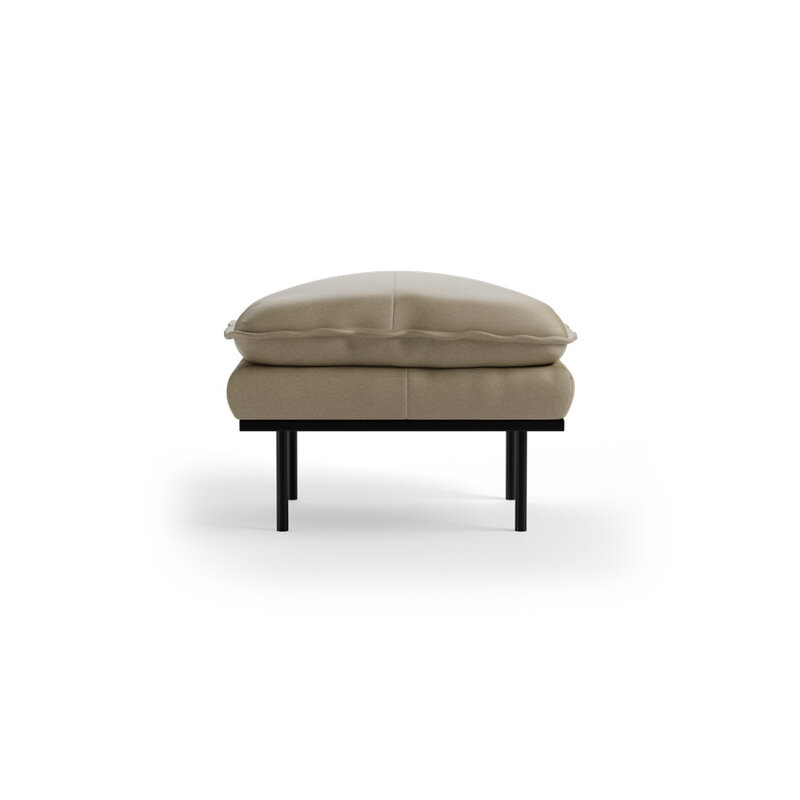 HKLIVING-collectie Retro sofa: hocker, deco, pebble
