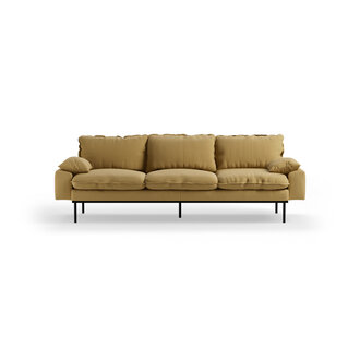 HKLIVING Retro sofa: 4-zits, cocoon, beige