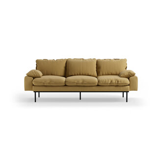 HKLIVING Retro sofa: 3-zits, cocoon, beige